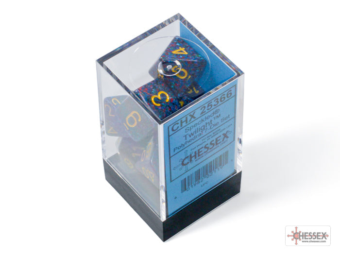 Chessex - Speckled Polyhedral 7 Dice Set - Twilight