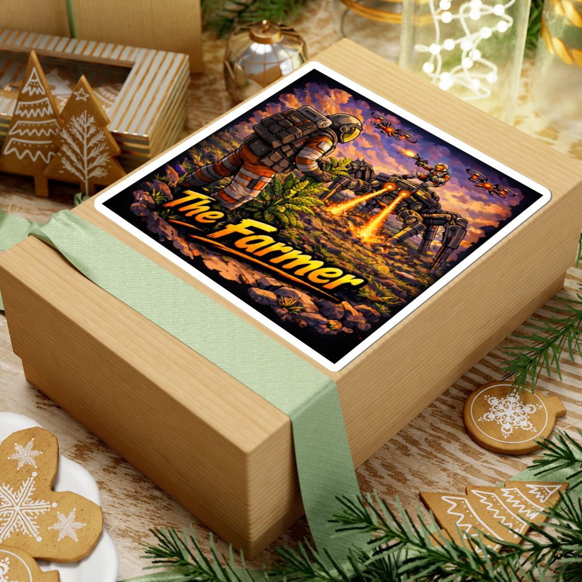 Bad Teammates The Farmer Kiss-Cut Stickers