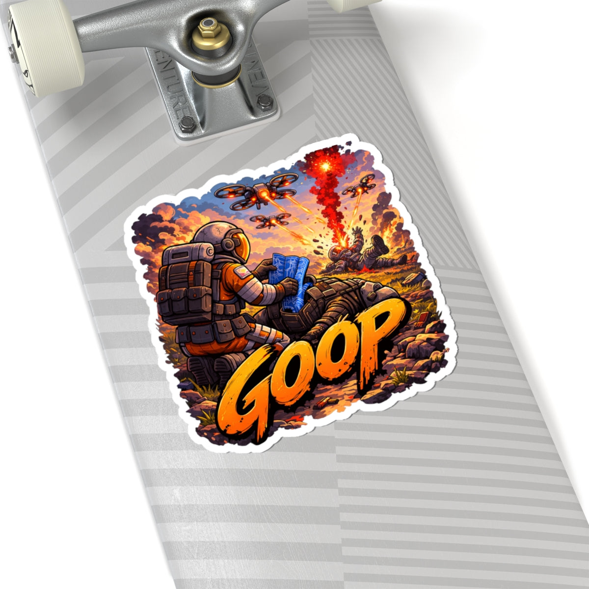 Bad Teammates GOOP Kiss-Cut Stickers