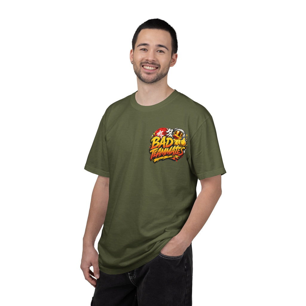 Bad Teammates Japanese Duck Hunter Unisex Dyed T-shirt
