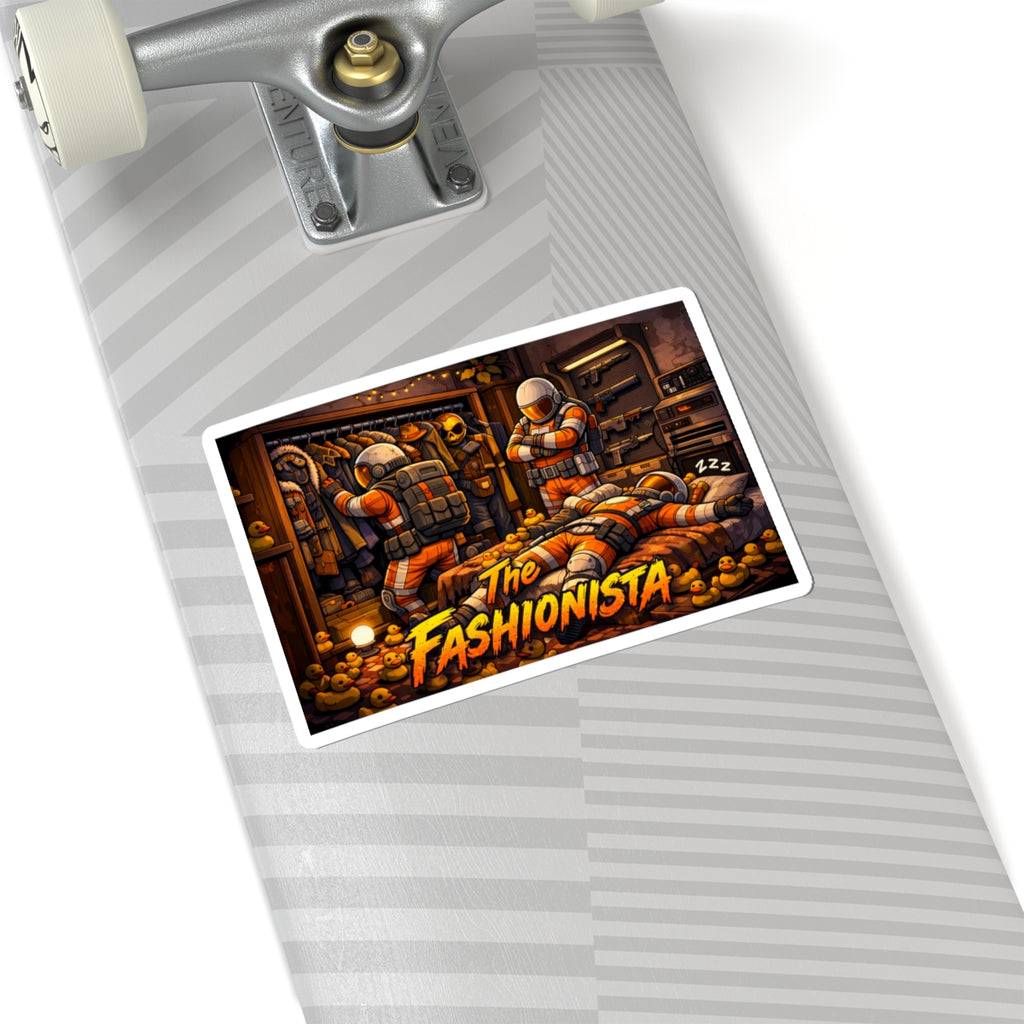 Bad Teammates The Fashionista Kiss-Cut Stickers