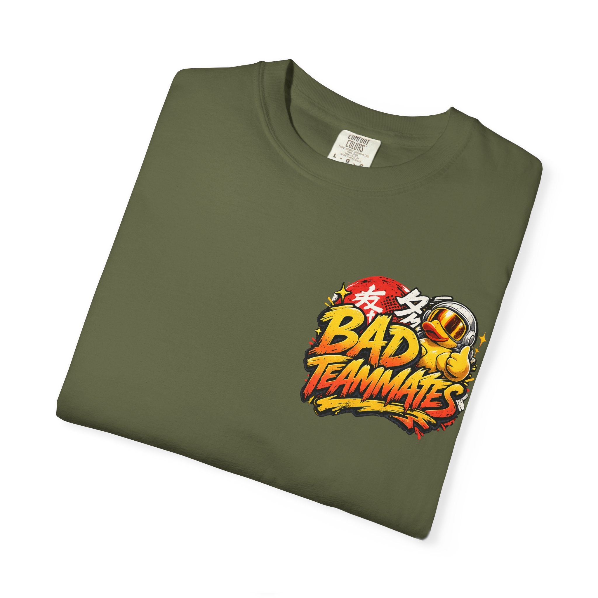 Bad Teammates Japanese Duck Hunter Unisex Dyed T-shirt