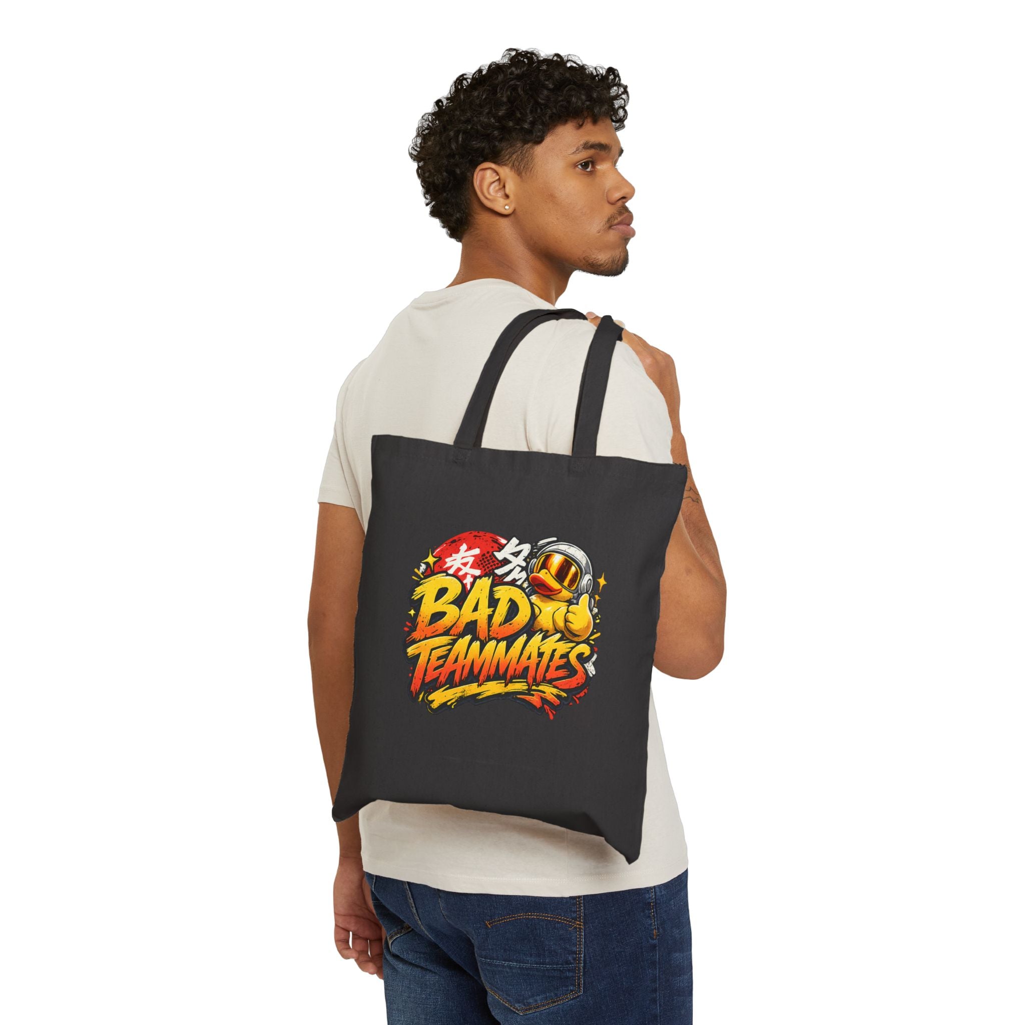 Bad Teammates Japanese Duck Hunter tote bag