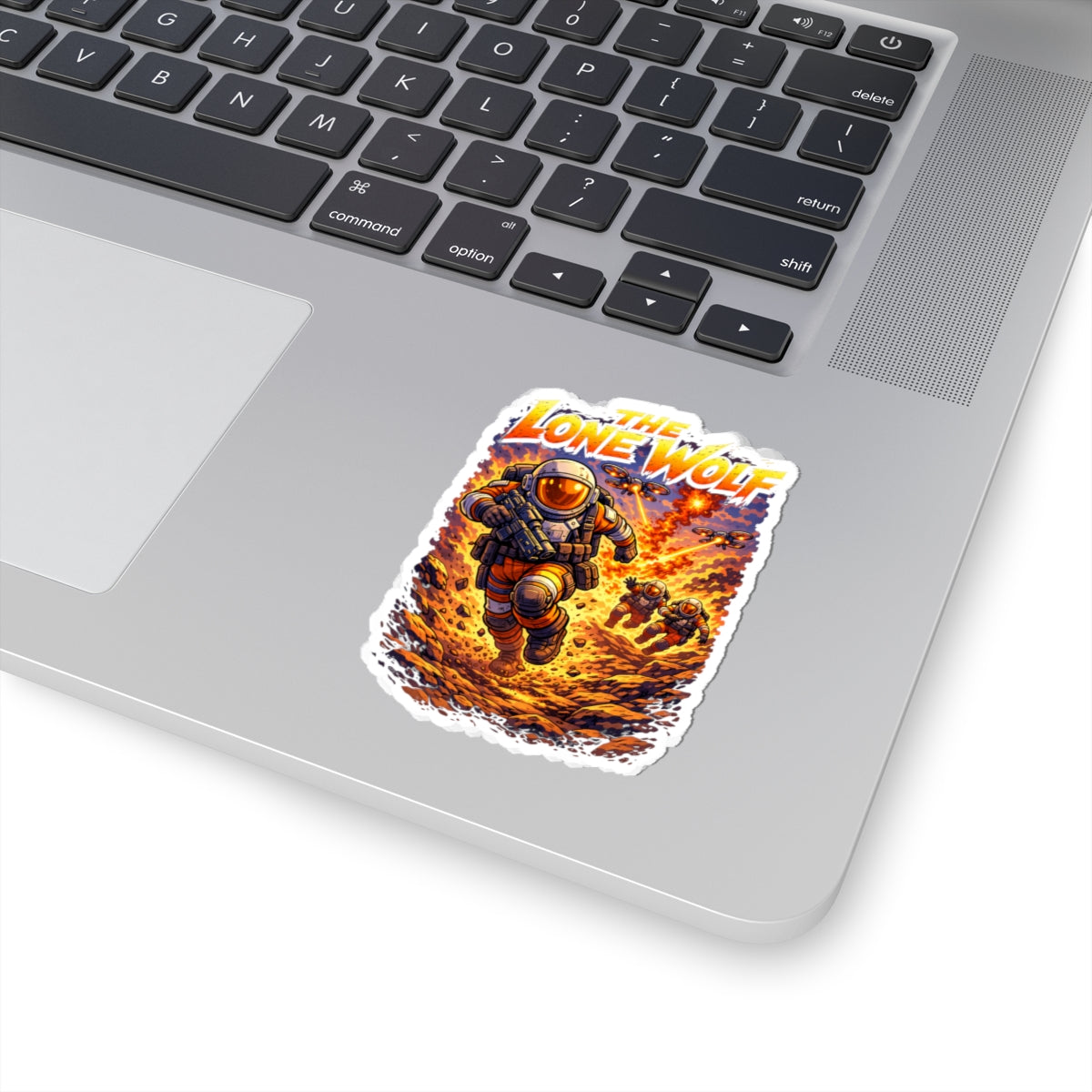 Bad Teammates The Lone Wolf Kiss-Cut Stickers