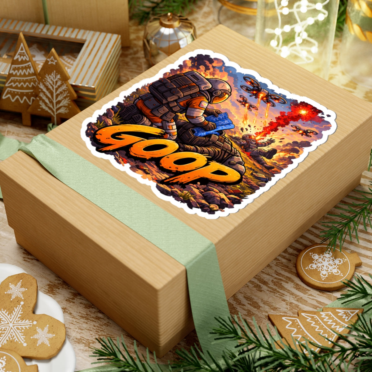 Bad Teammates GOOP Kiss-Cut Stickers