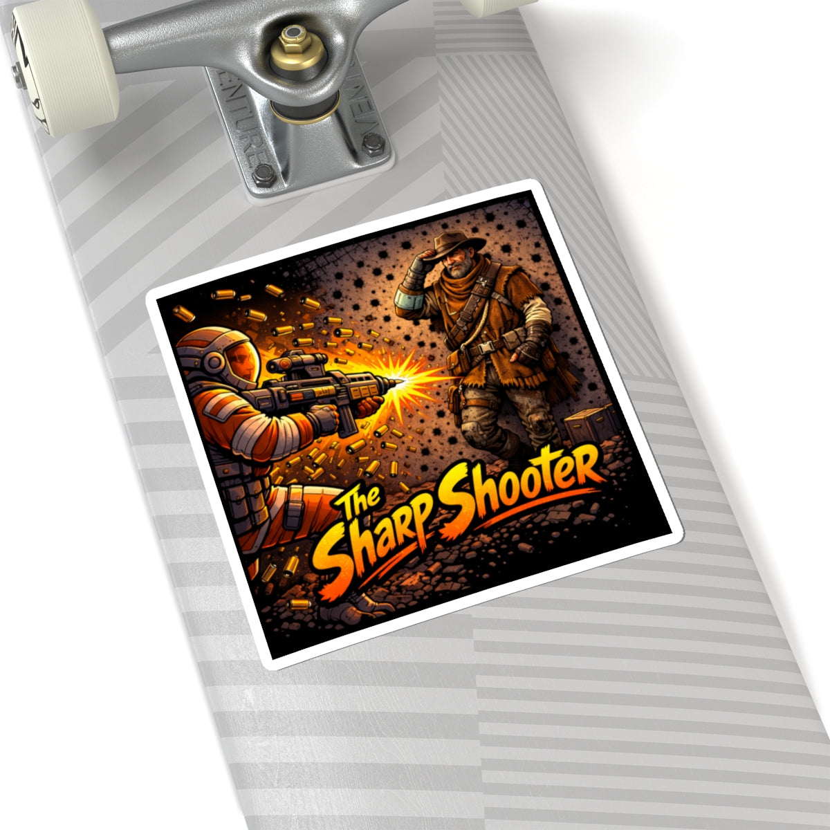 Bad Teammates The Sharp Shooter Kiss-Cut Stickers