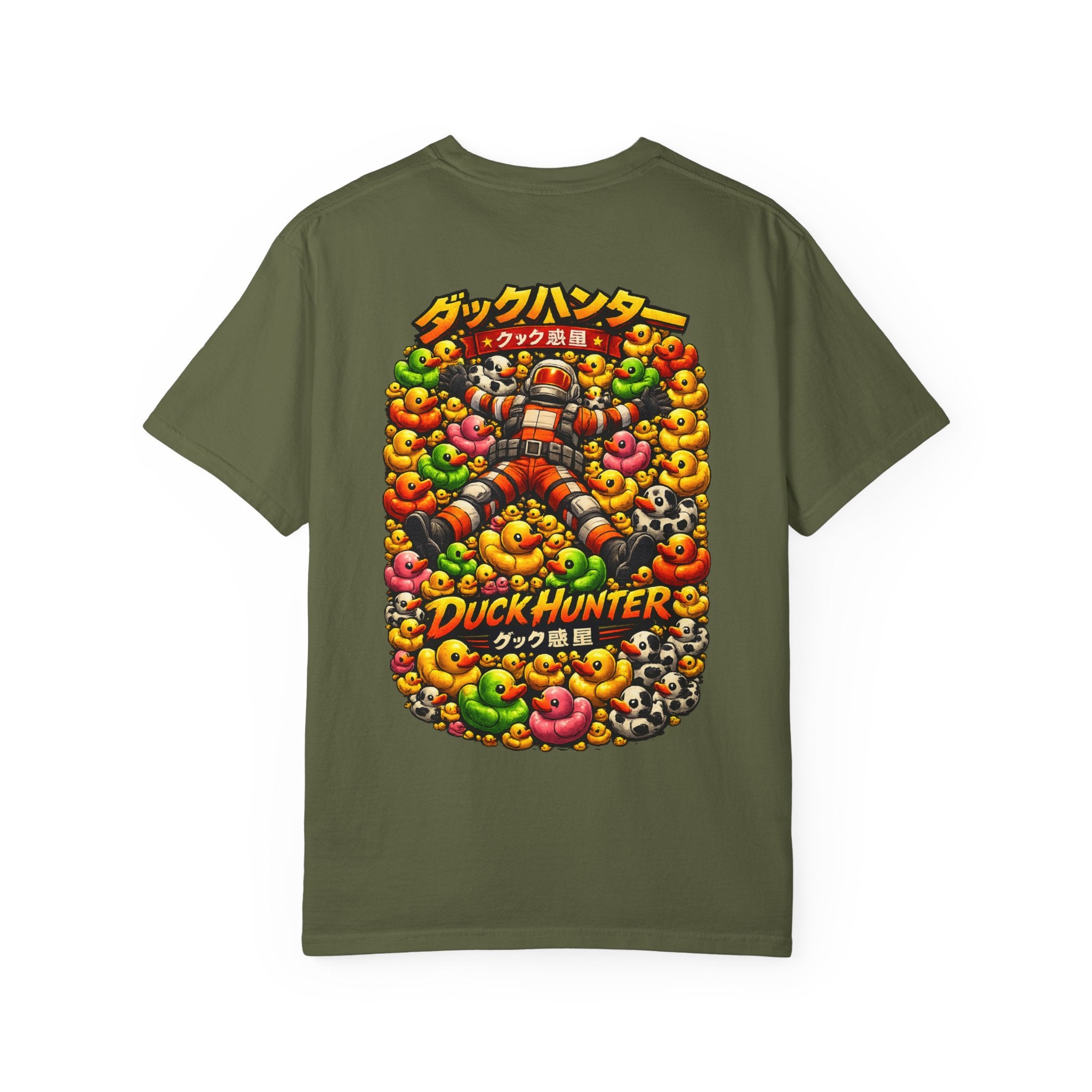 Bad Teammates Japanese Duck Hunter Unisex Dyed T-shirt