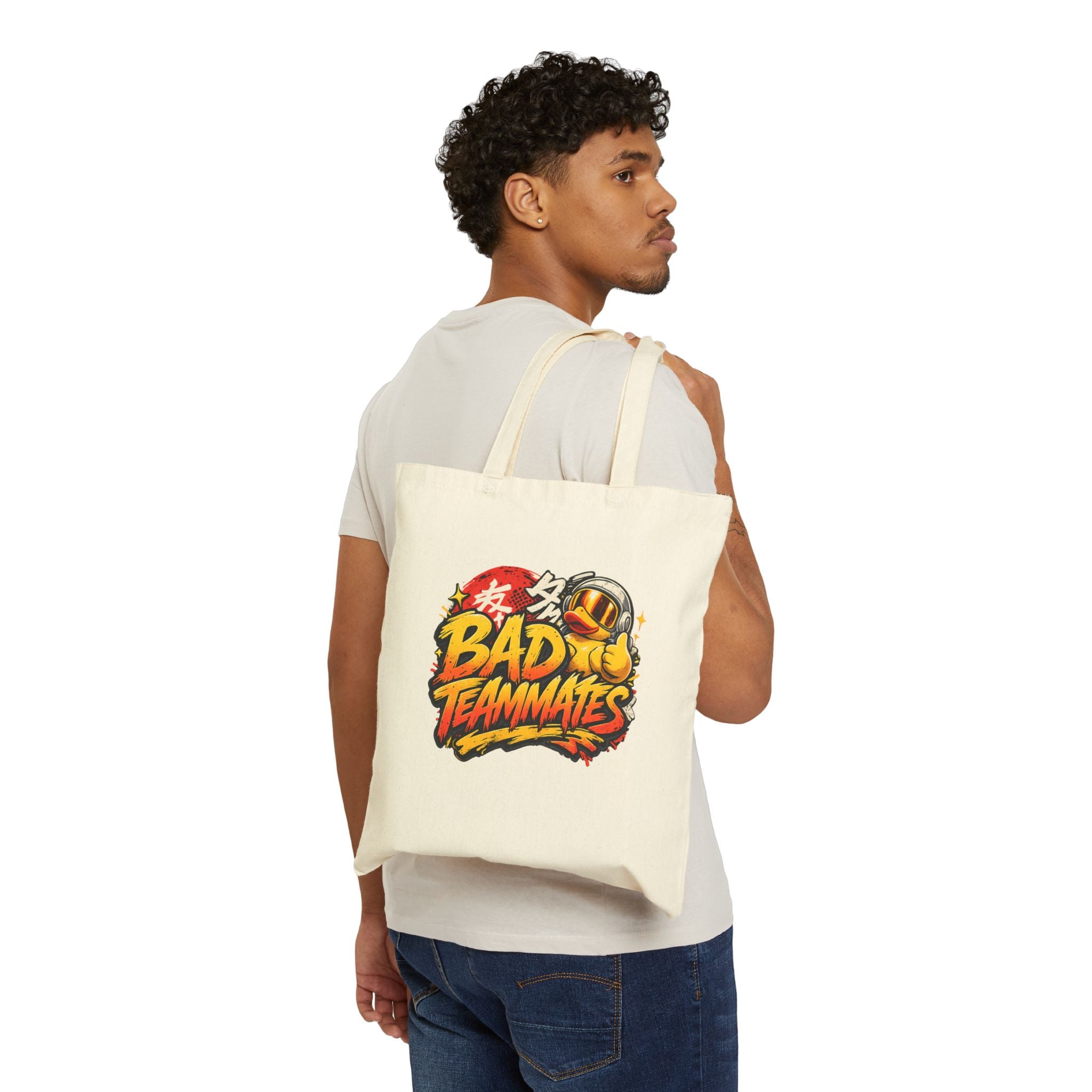 Bad Teammates Japanese Duck Hunter tote bag
