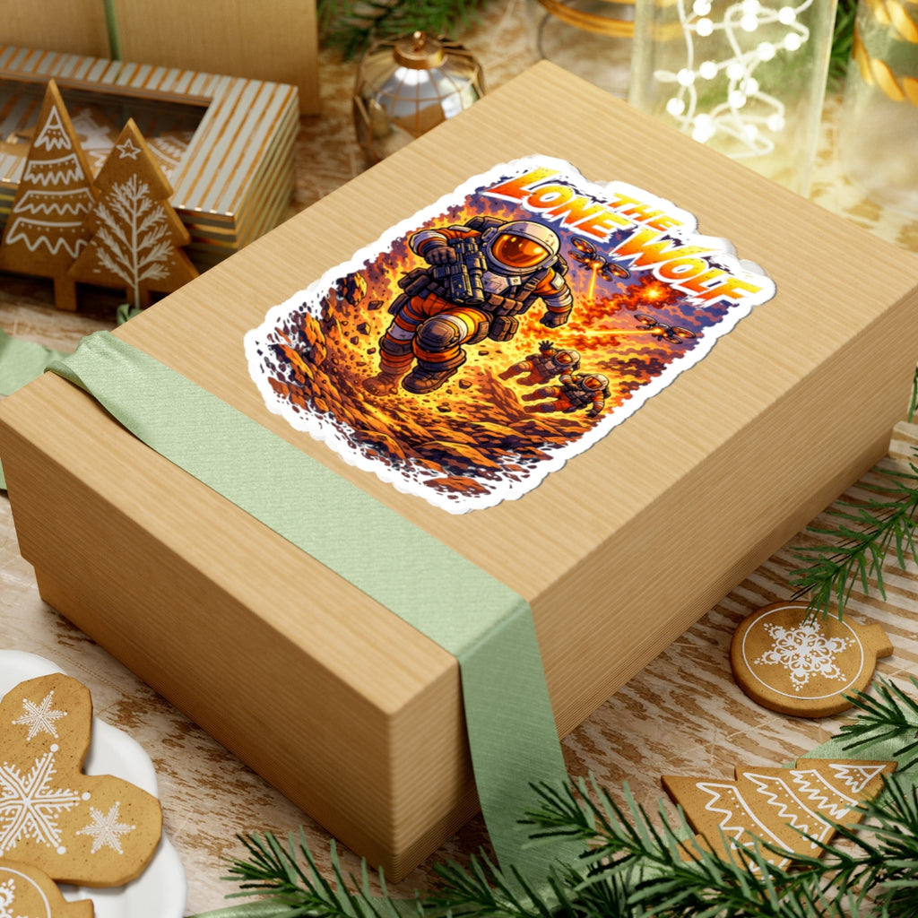 Bad Teammates The Lone Wolf Kiss-Cut Stickers