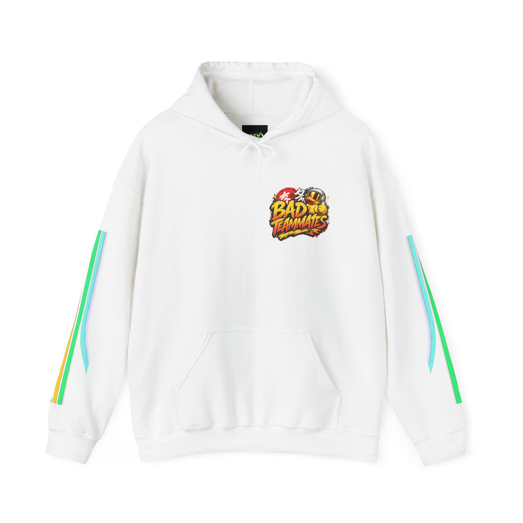 Bad Teammates Japanese Duck Hunter Unisex Heavy Blend™ Hooded Sweatshirt