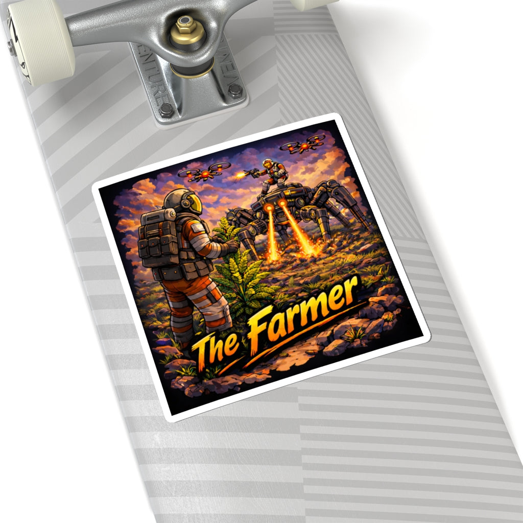 Bad Teammates The Farmer Kiss-Cut Stickers