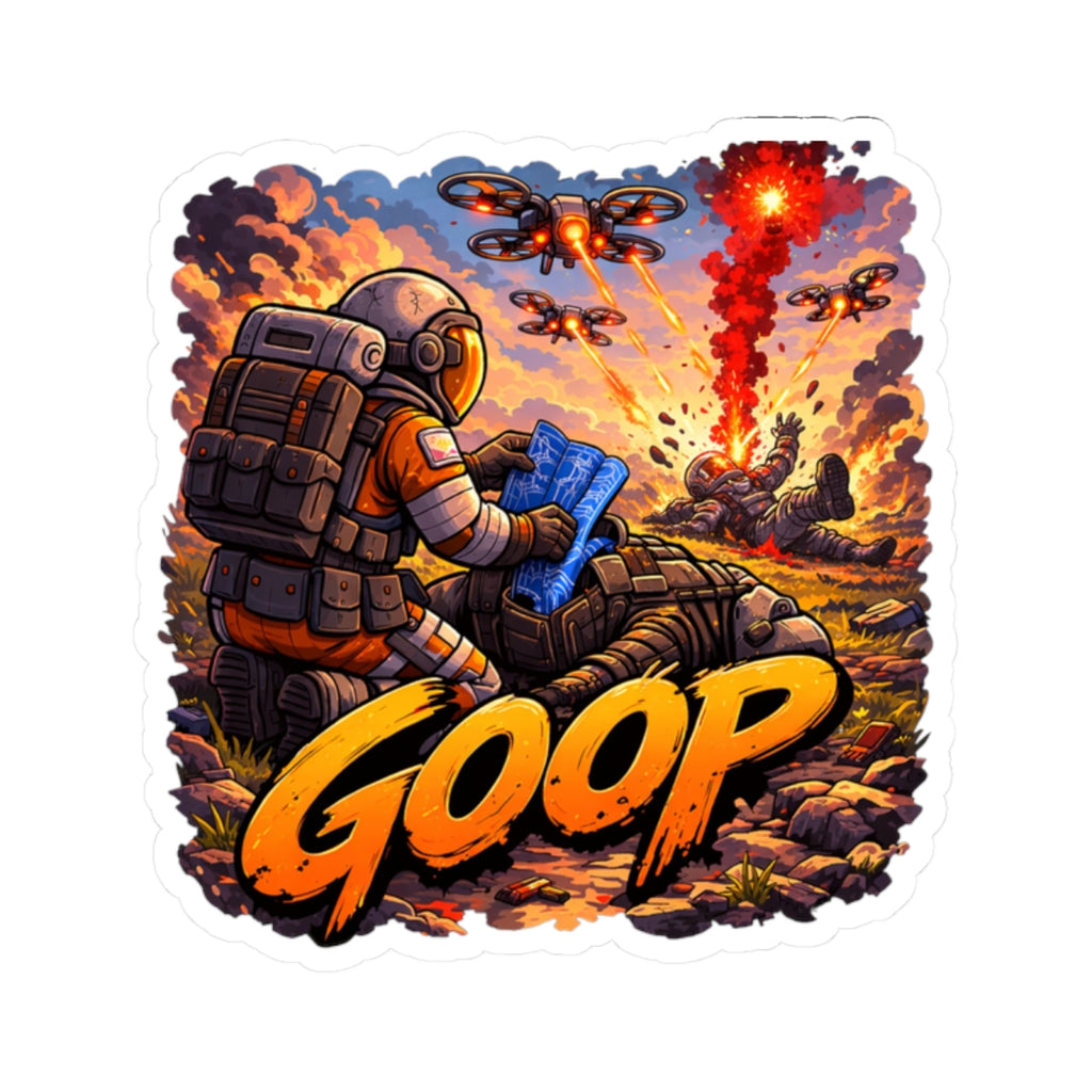 Bad Teammates GOOP Kiss-Cut Stickers