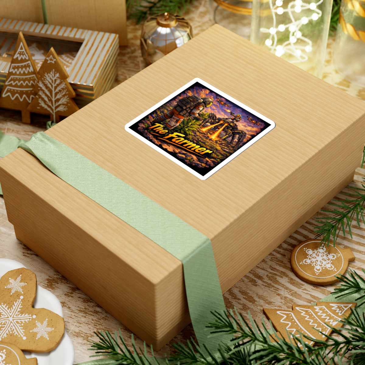 Bad Teammates The Farmer Kiss-Cut Stickers