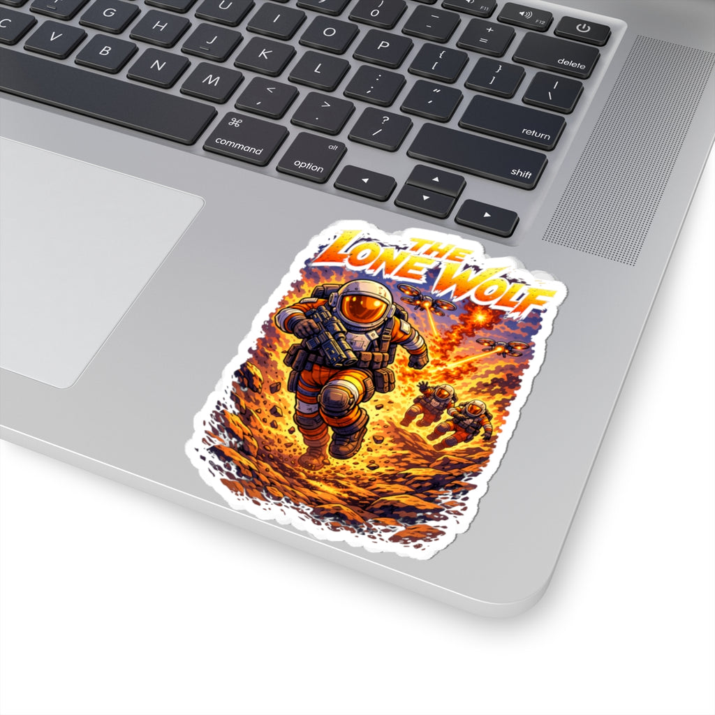 Bad Teammates The Lone Wolf Kiss-Cut Stickers